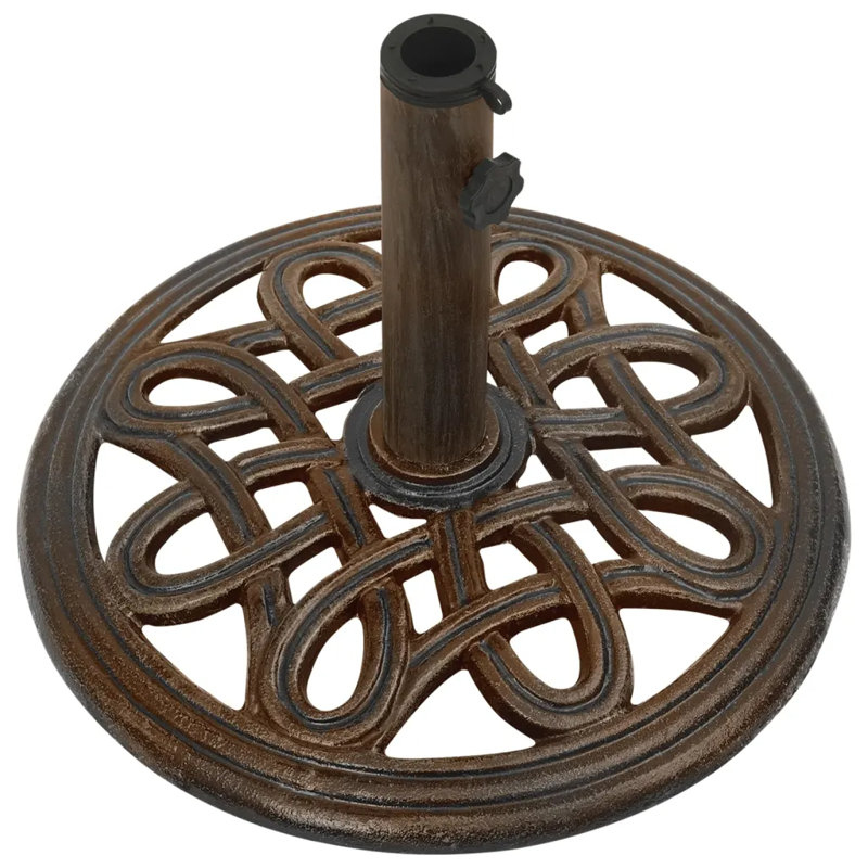 Gurley 9.4 kg Cast Iron Umbrella Base, Bronze