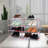 4-Tier Stackable Small Shoe Rack, Lightweight Shoe Shelf Storage Organizer For Entryway, Hallway And Closet-860216151-860216150