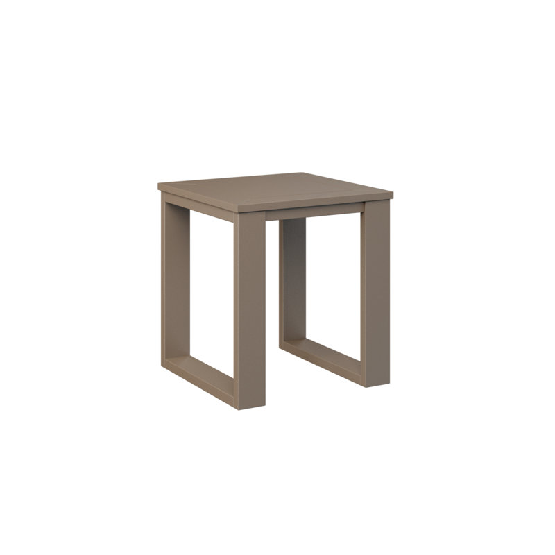 Berlin Gardens Nordic Square End Table, Clay