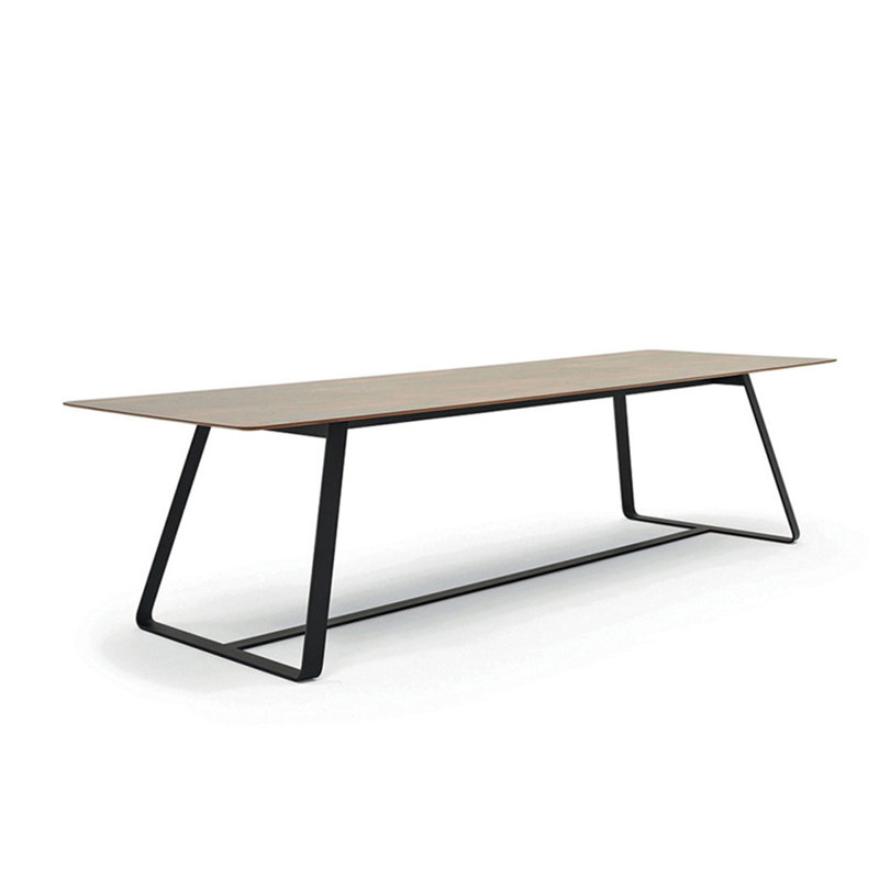 Rectangular Concrete Outdoor Dining Table