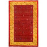 Tribal One-of-a-Kind 4' X 5'5" Hand Knotted Area Rug