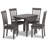 Extendable Round Solid Wood Base Dining Table-112384467-112384466