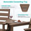 Chaise haute Adirondack Wolak-417107530