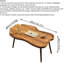 Solid Wood Four Leg Coffee Table-1568821863