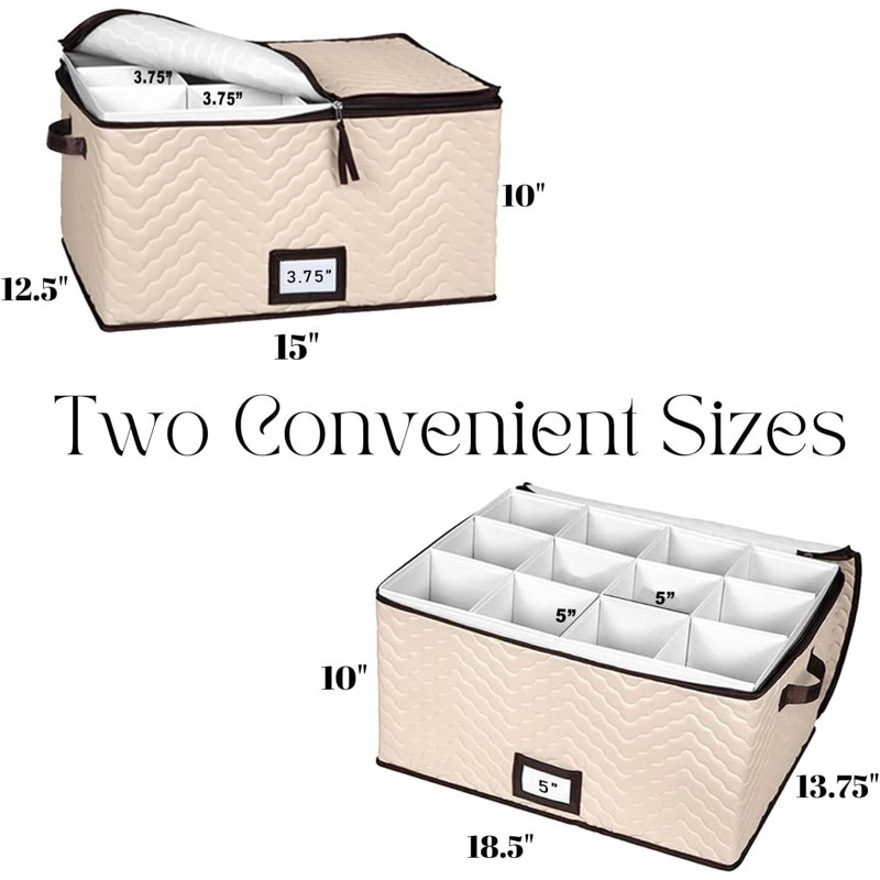 Rangement en tissu pour verres à pied