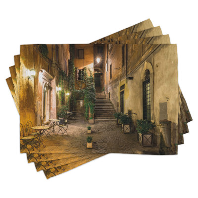 Ensemble de 8 napperons East City