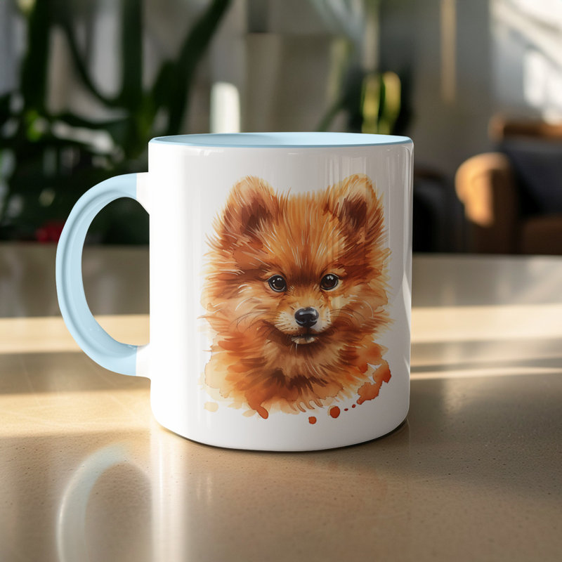 Mug, Light Blue, 2