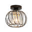 Plafonnier semi-encastré en cristal 1 lumière Lavinia