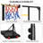 HOMCOM Adjustable Height 71cm W Mounted Basketball Hoop