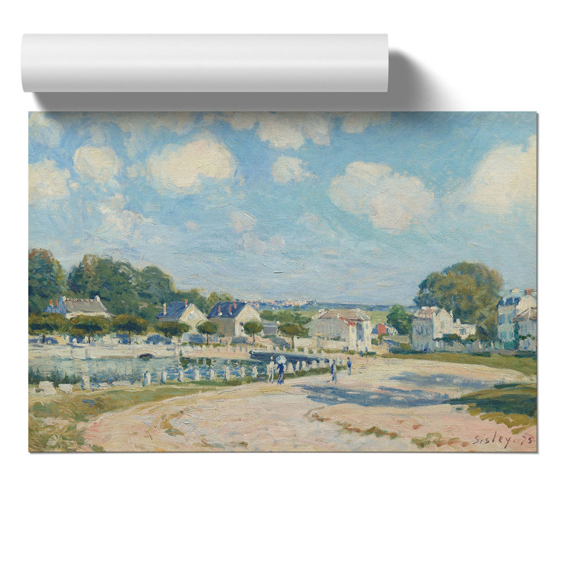 Watering Place at Marly by Alfred Sisley - Frameless Print, 30cm H x 42cm W x 0.1cm D