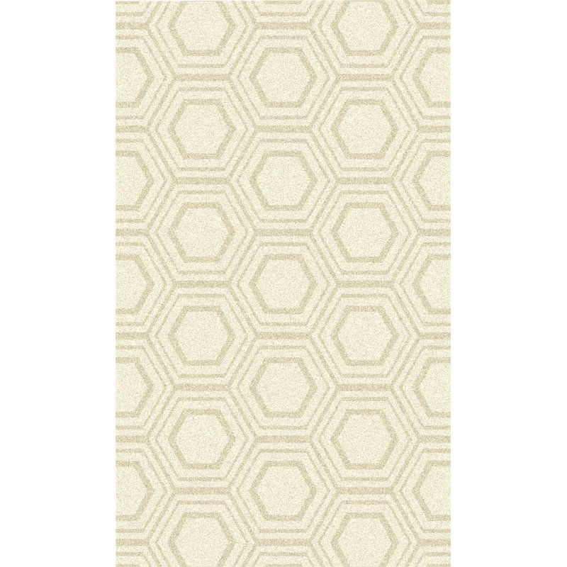 Burchfield Wool Geometric Indoor Rug, Rectangle 2' x 3'