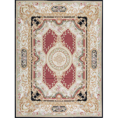 Aubusson One-of-a-Kind 9'1" X 12'1" Area Rug