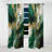 Green And Gold Liquid Magic I - Modern Blackout Abstract Curtain - 1 Panel-107809007