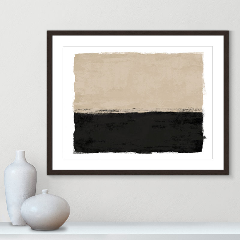 Clair de lune II - Version paysage par Natalie Carpentieri, Noyer à grain ouvert, L 29,5 po x H 23,5 po, Imprimé mat