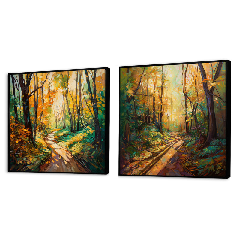 Gumercindo «Gumercindo», 2 pièces, Cadre flottant noir, H 16 po x l 33 po