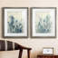 «AU CH Blue Spring I», ensemble de 2 reproductions de cadres photo sur toile