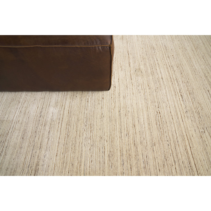 Palazzo Hand Woven Wool Striped Area Rug, Rectangle 2' x 3'