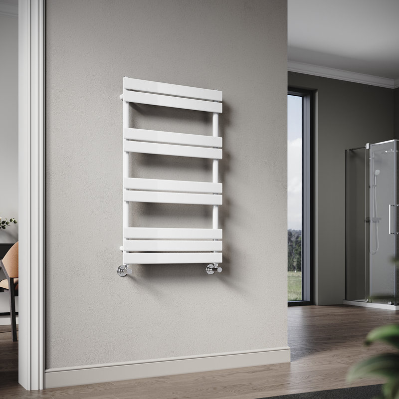 Berno 9 Towel Rack, White