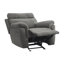 Britain Modern & Contemporary Polished Microfiber 3-Piece Living Room Set with Drop-Down Table, Gliding Console Loveseat & Tab Pull Recline-114561900
