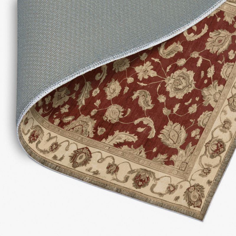 Tapis intérieur et extérieur brun Overdyed, Rectangulaire 2 pi x 3 pi