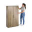 Wines Office Storage Cupboard, 2 Door Lockable 3 -Shelf Storage Cabinet-116864529