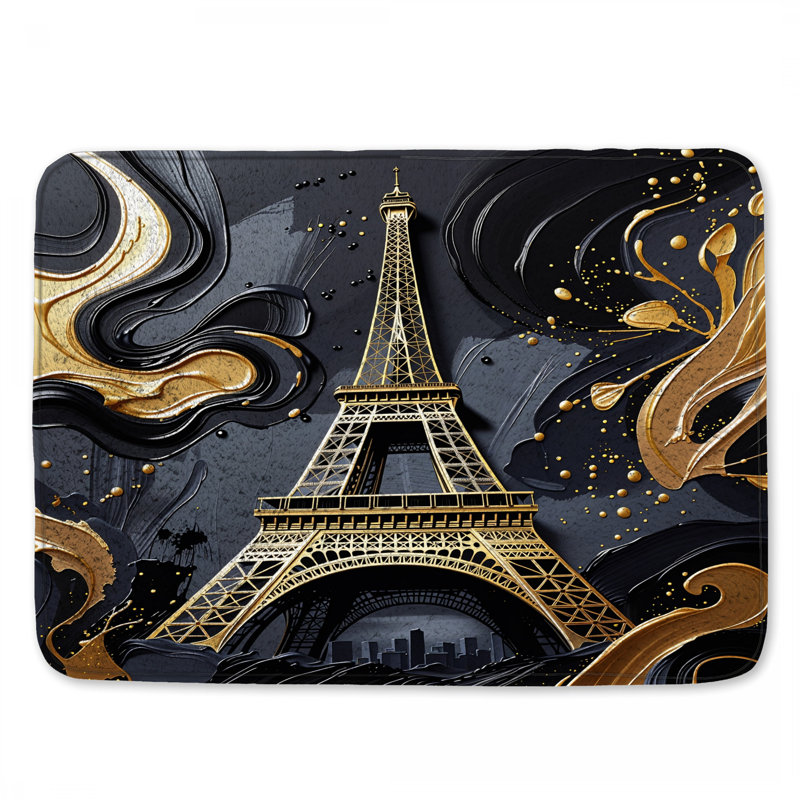 Décoration de salle de bain Eiffel Eiffel, 24in W x 17in L