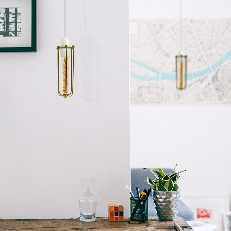 23cm H Metal Novelty Lamp Shade, Gold