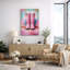 Illustration de style occidental de bottes de cowboy rose floral, images de chambre de cow-boy, impression sur toile-126031406-126031407
