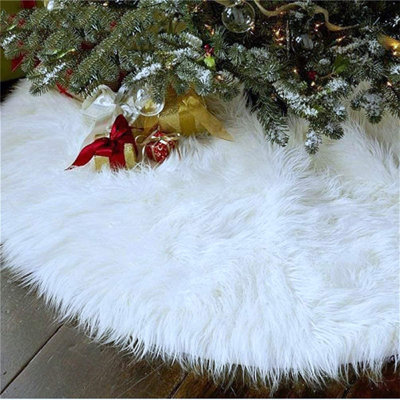 Faux Fur Tree Skirt
