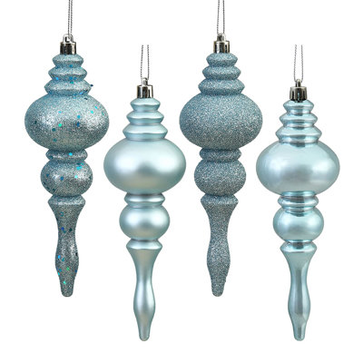 7" Finial Ornament 8/Pk