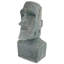 Statue de jardin monolithe Moai de Ahu Akivi sur Île de Paques