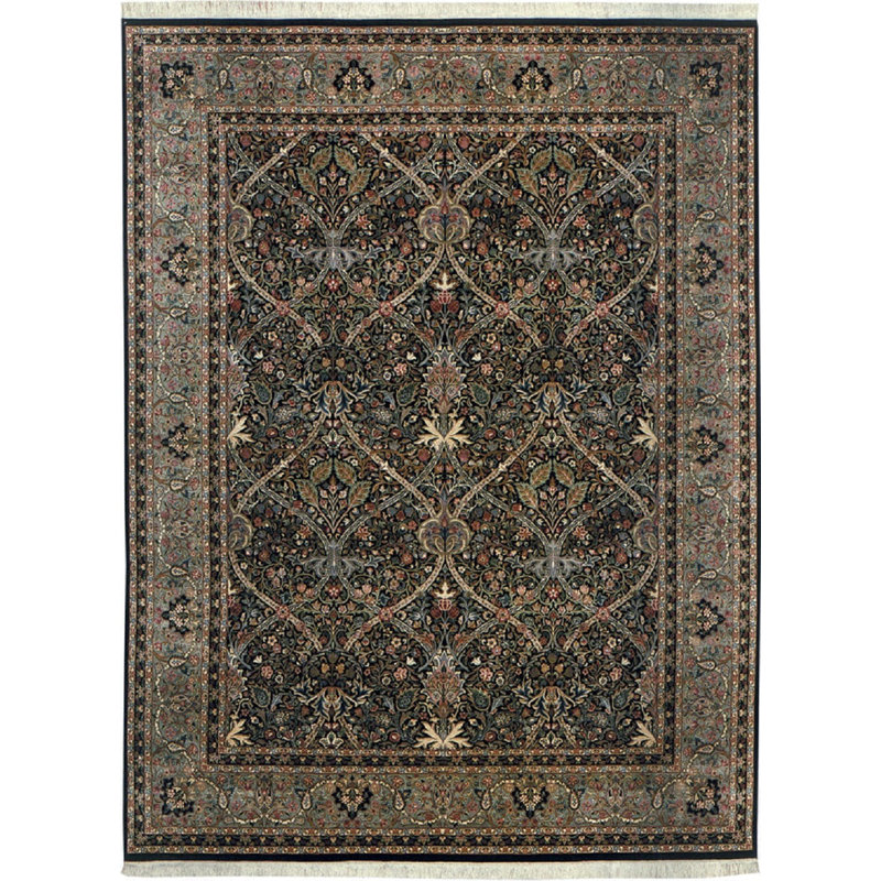 English Arts And Crafts Rug, Rectangle 4' x 6'