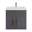 Foushee Wall Mounted Wall Mounted 1 Single Vanity Bathroom Vanity With Acrylic Top-239850850-179541365