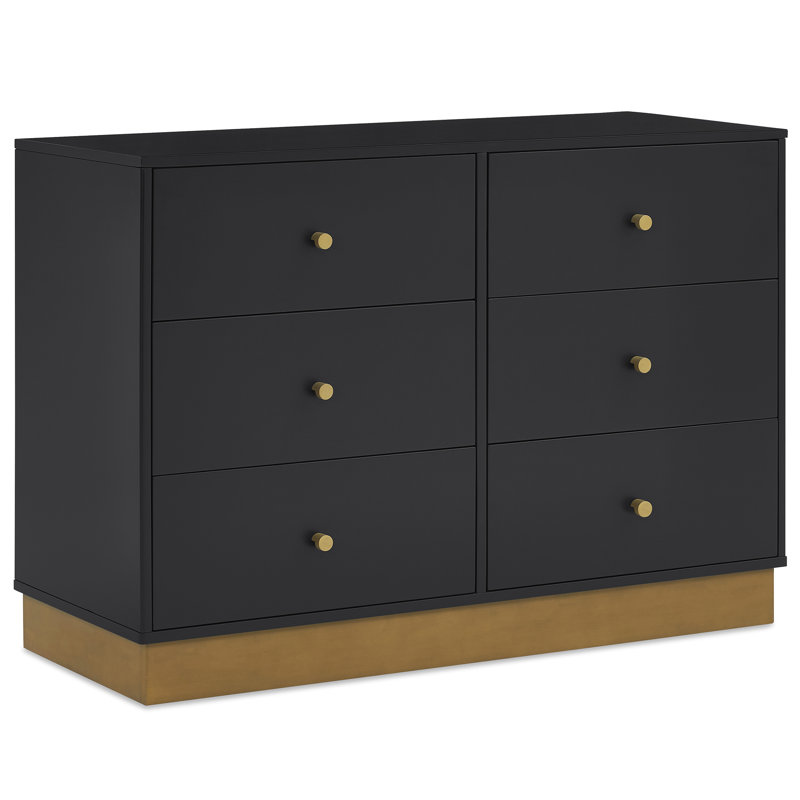 Delta Children James 6 Drawer Dresser, Gray