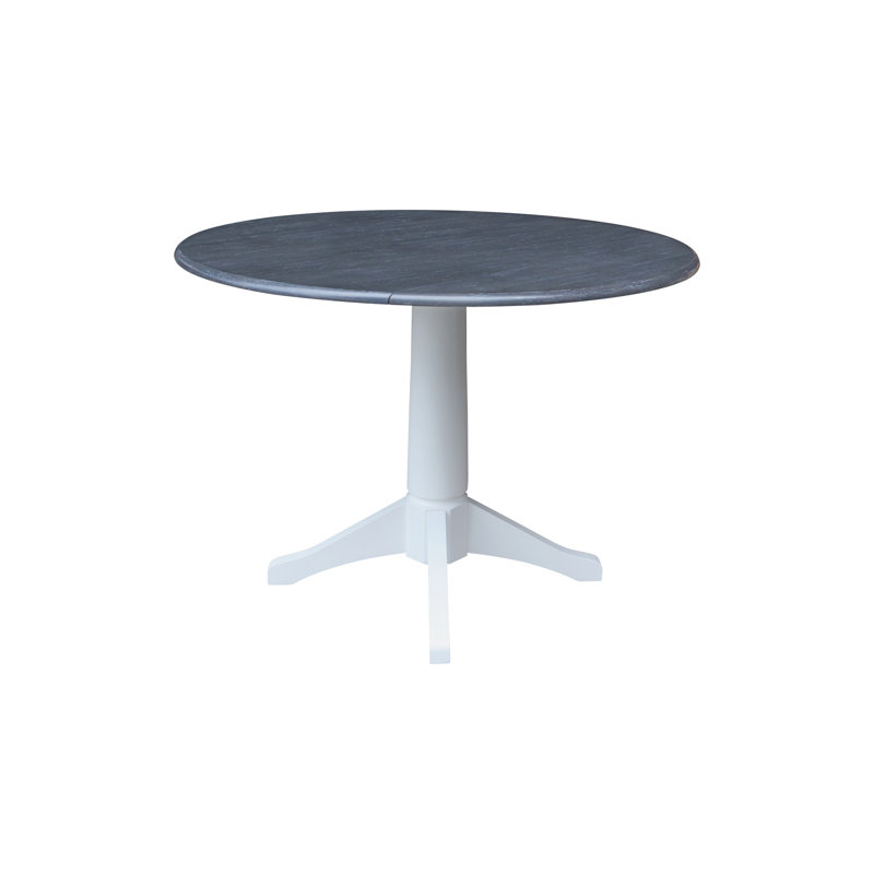 Table de salle à manger Sturges, Blanc / gris bruyère