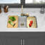 Solution pour espace de travail moderne avec évier de cuisine et pulvérisateur à quartz Waterfall