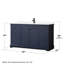 Ensemble de meuble-lavabo simple 60 po Avery-51712092-51712090-80203487