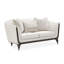 Paris Chic Loveseat - Cremini/Espresso