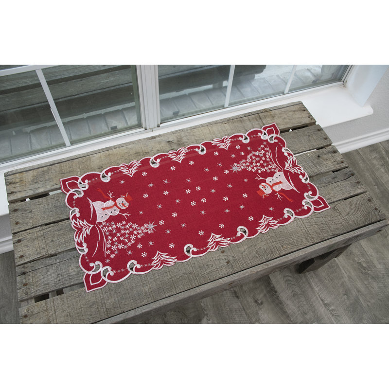 Tapis de couloir Johnathon Snowman, 33 po x 15 po