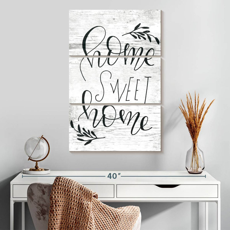 Plaque murale Kema Home Sweet Home, H 32 po x l 20 po