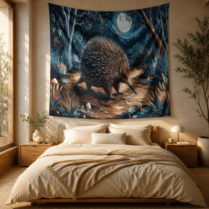 Tapisserie murale Wildlife Echidna, 88" x 104"