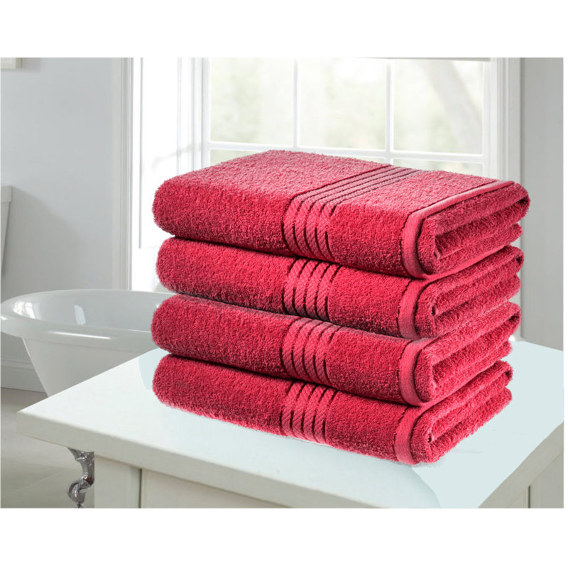 Hampton Midweight Bath Sheet, Red