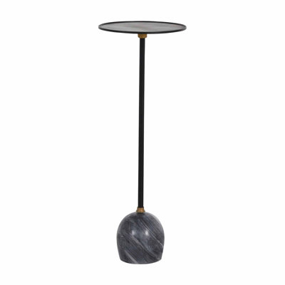 Neil Iron Pedestal End Table