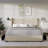 Sauger Upholstered Linen Wingback Bed with Drawers-1551334260-1551334259