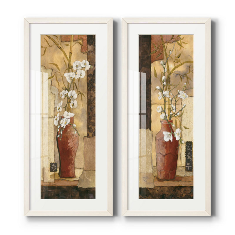 Cadre photo, ensemble de peintures sur papier, Cadre blanc