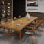 Table de conférence en bois massif brun Free Form-1798195570