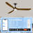 Modern Smart Ceiling Fan With Led Light-1112702231