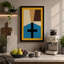 House With Cross Geometric - Wrapped Canvas-1975346023-1975346030