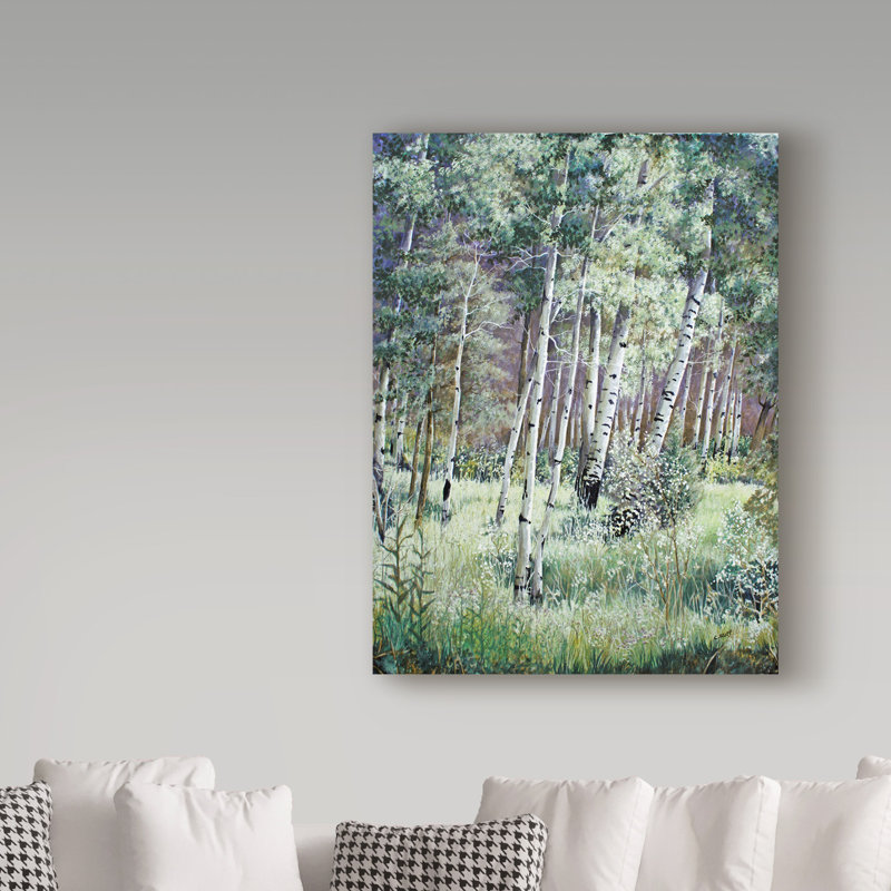 « sunlit pré », reproduction de peinture à l’acrylique sur toile tendue, H 24 po x l 18 po x P 2 po