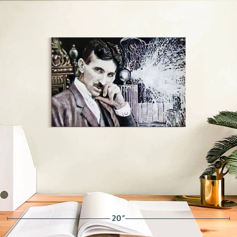 Leisha Tesla, H 8 po x l 12 po